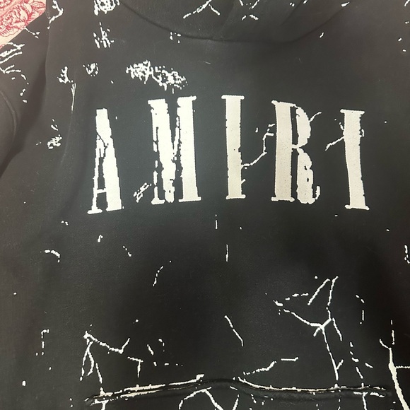 Amiri Sweater with lightning bolt design, small hole on the pocket - Picture 2 of 4